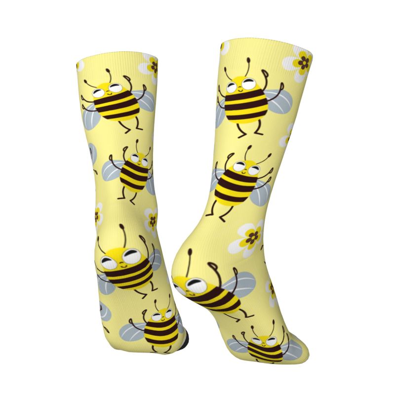 Dress Sock Men - Kaos Kaki Pria Lucu Motif Lebah
