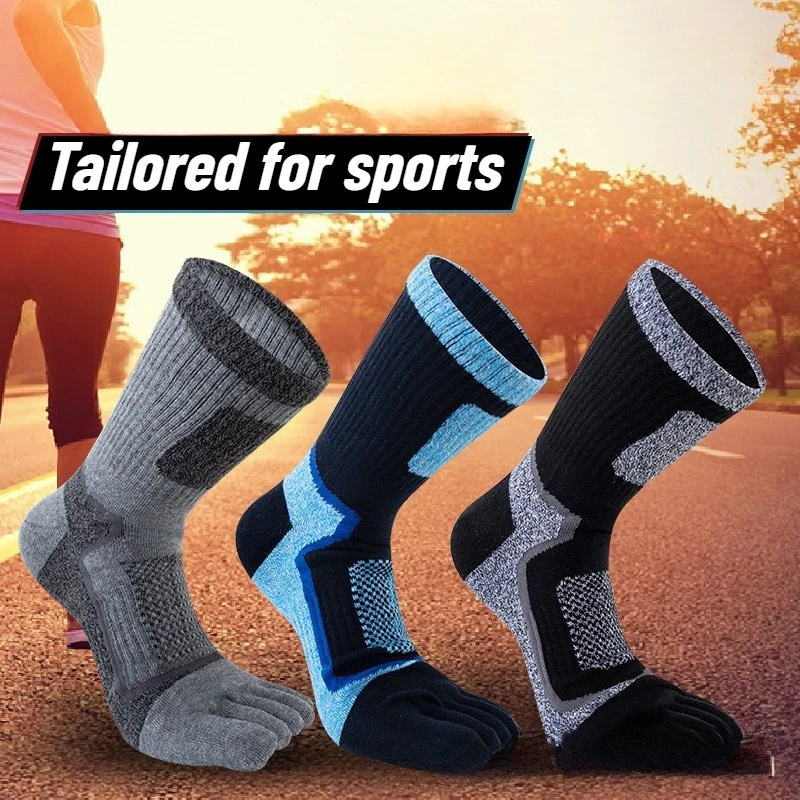 Toe Sock Split - 3 Pasang Kaus Kaki Olahraga Pria
