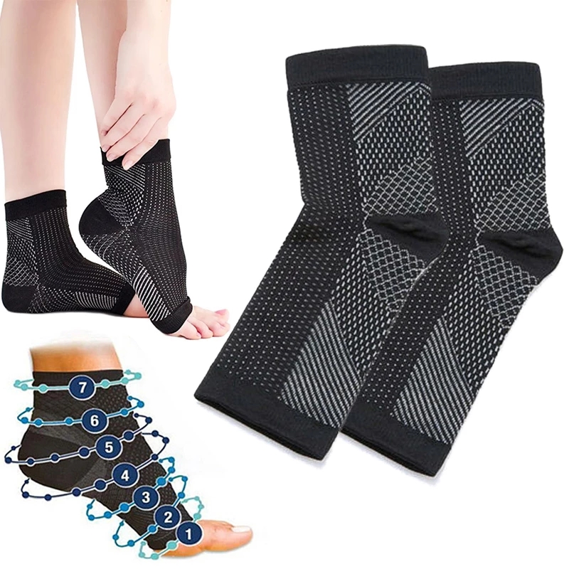 Ankle Brace Sock - Kaki Malaikat Anti-kelelahan Kompresi Kaki Lengan