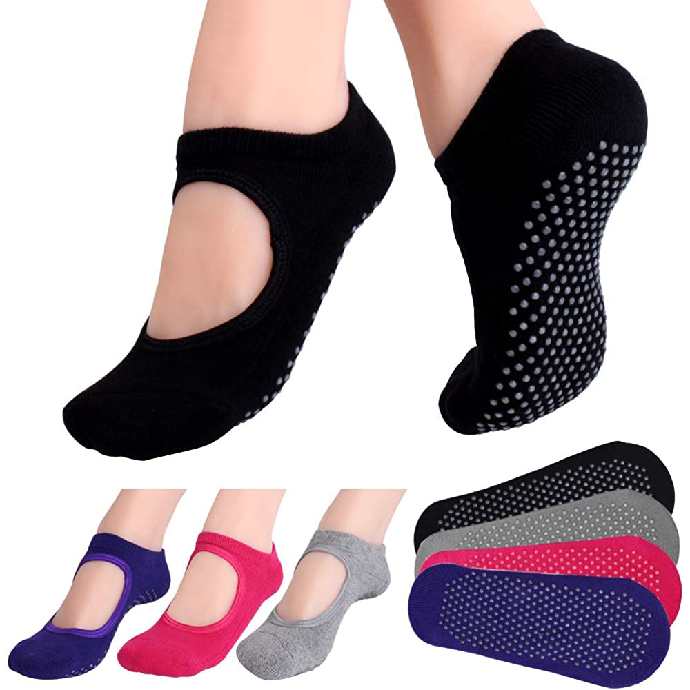 Grip Sock Yoga - Kaus kaki Yoga olahraga wanita kaus