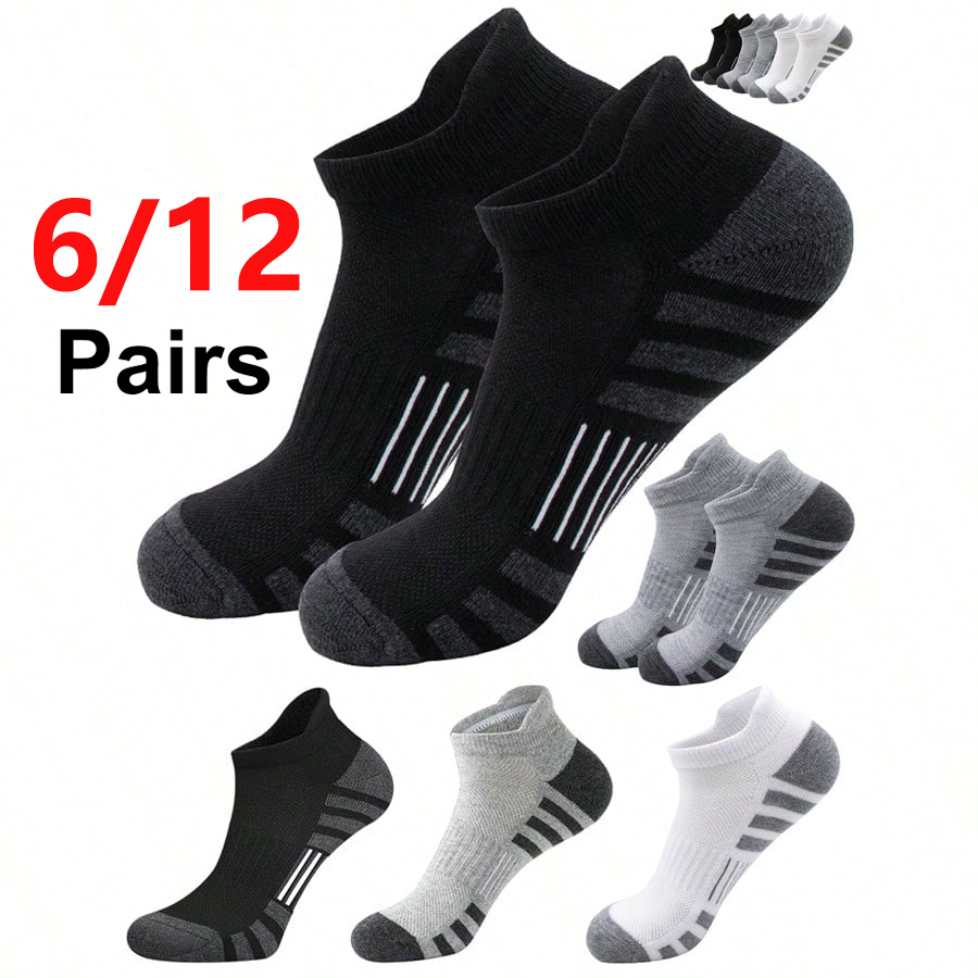 Ankle Sock Low Cut - 6/24 Pasang Kaos Kaki Lari Atletik
