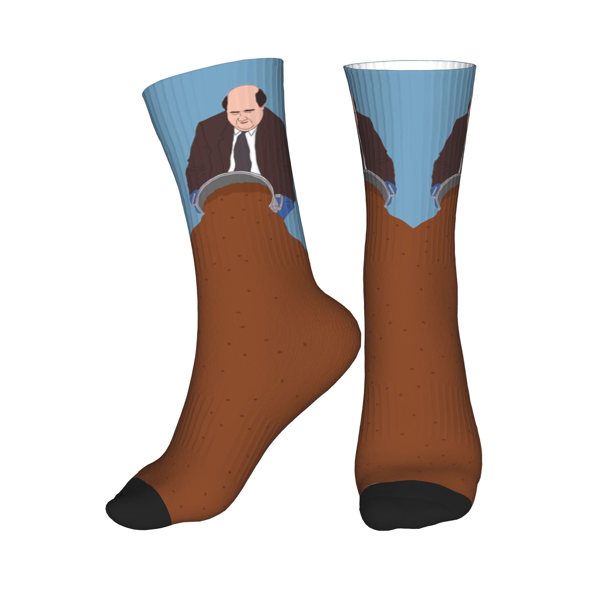 Dress Sock Men - Kaus Kaki Pria The Office Kevin's