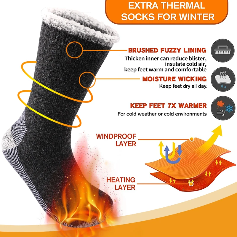 3 Pasang Kaus Kaki Olahraga Lu - Thermal Sock Winter ulasan dan harga
