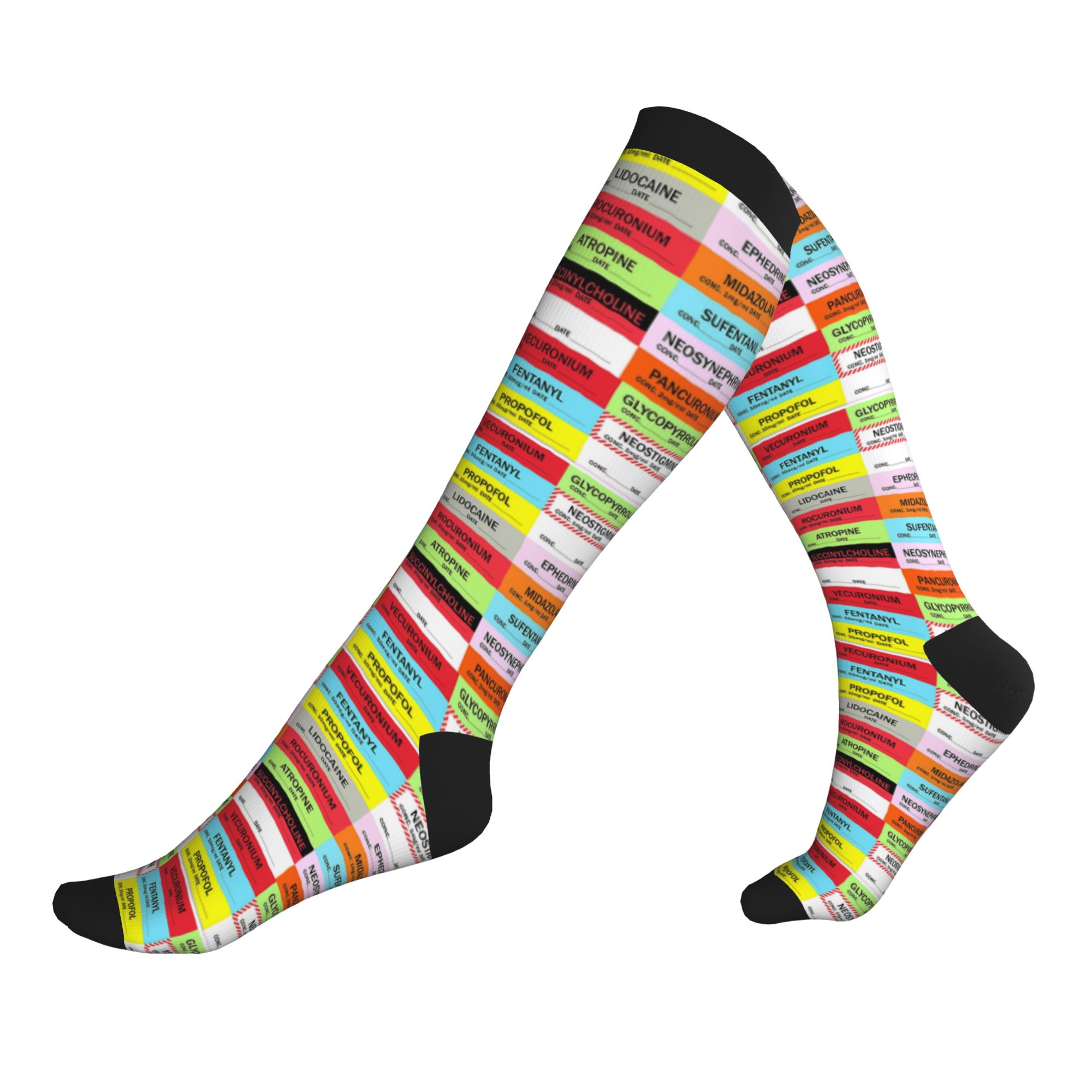 Kaus Kaki Label Obat Anestesi  - Compression Sock Medical ulasan dan harga