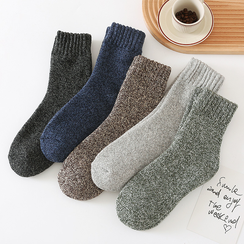 5 Pasang Kaus Kaki Katun Seten - Thermal Sock Winter ulasan dan harga