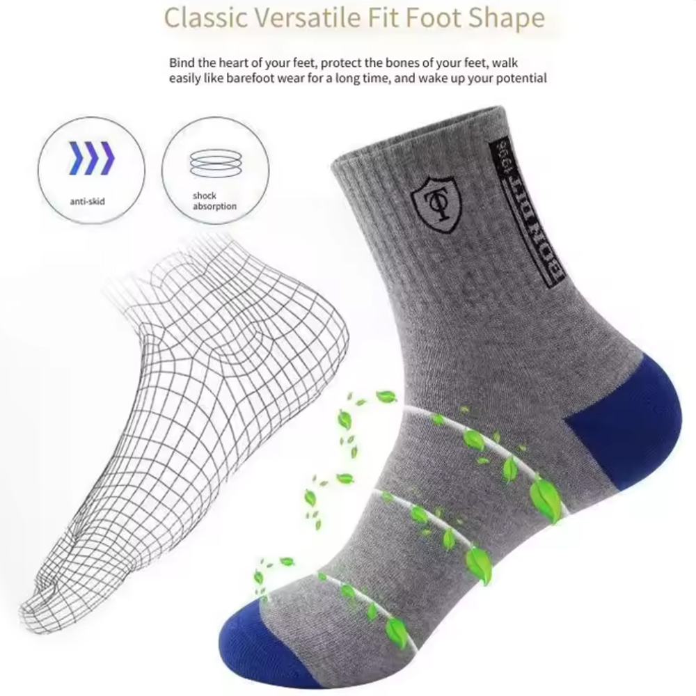 Kaos Kaki Pria 5/10 Pasang Pre - Cotton Crew Sock Pack ulasan dan harga