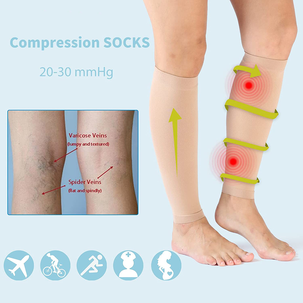 Kaus kaki kompresi kaki lengan - Compression Sleeve Calf ulasan dan harga