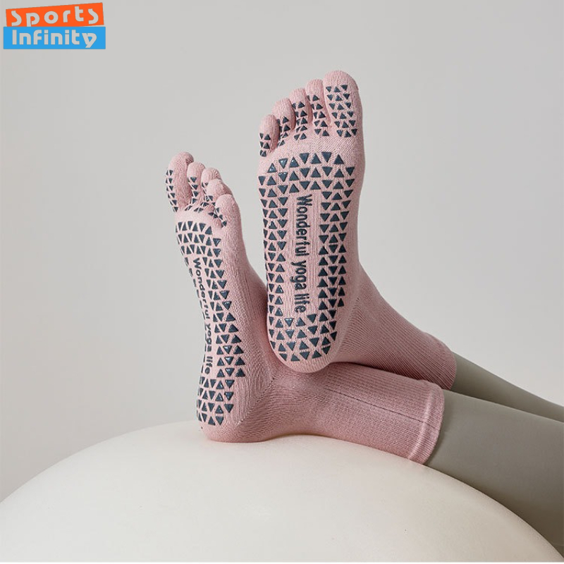 Kaos Kaki Yoga Lima Jari Anti  - Toe Sock Split ulasan dan harga
