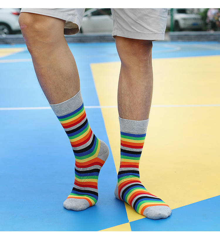 Kaus kaki bermotif untuk pria  - Cotton Crew Sock Pack ulasan dan harga
