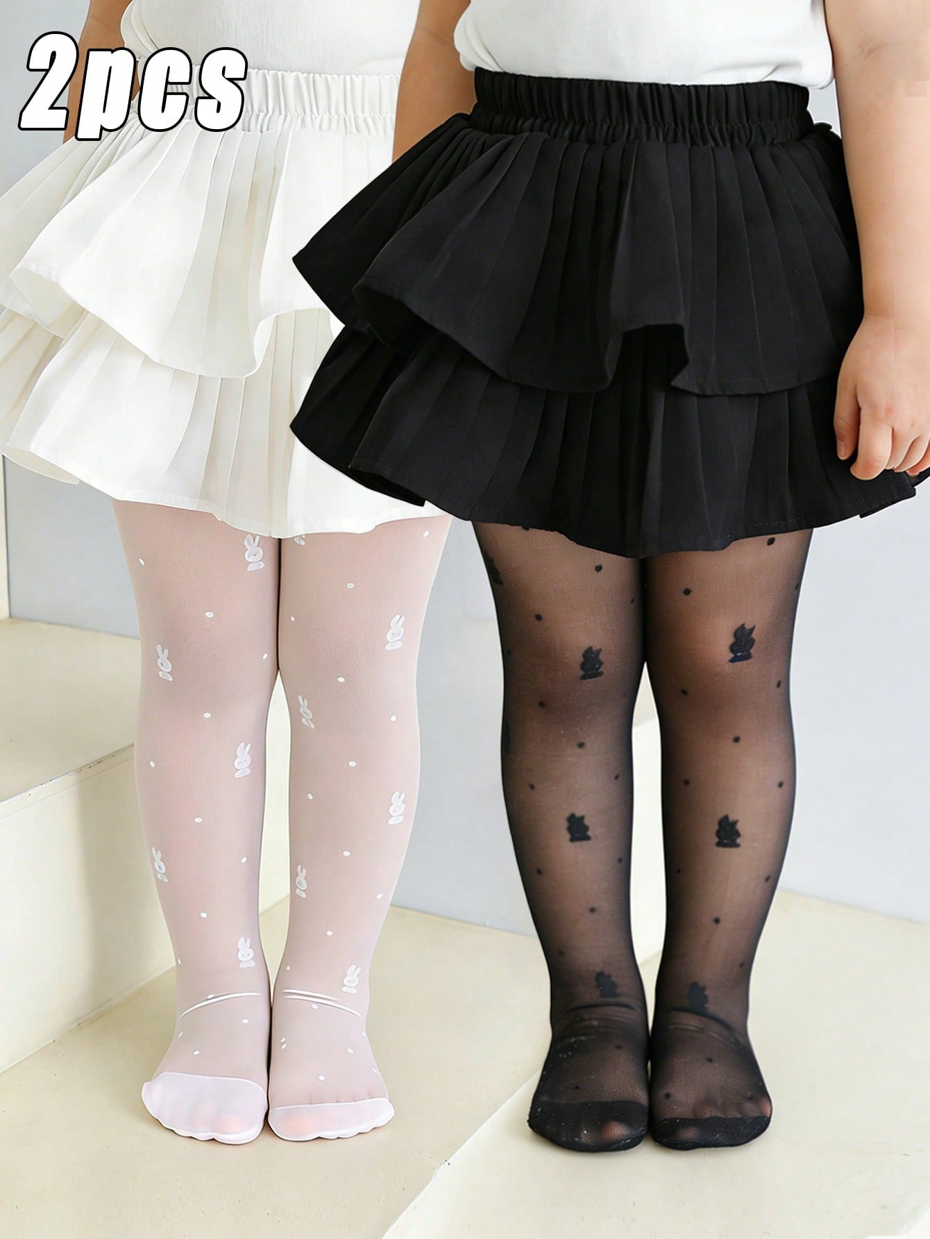 2 Pak Celana Ketat Motif Kelin - Tights Pantyhose Sheer ulasan dan harga