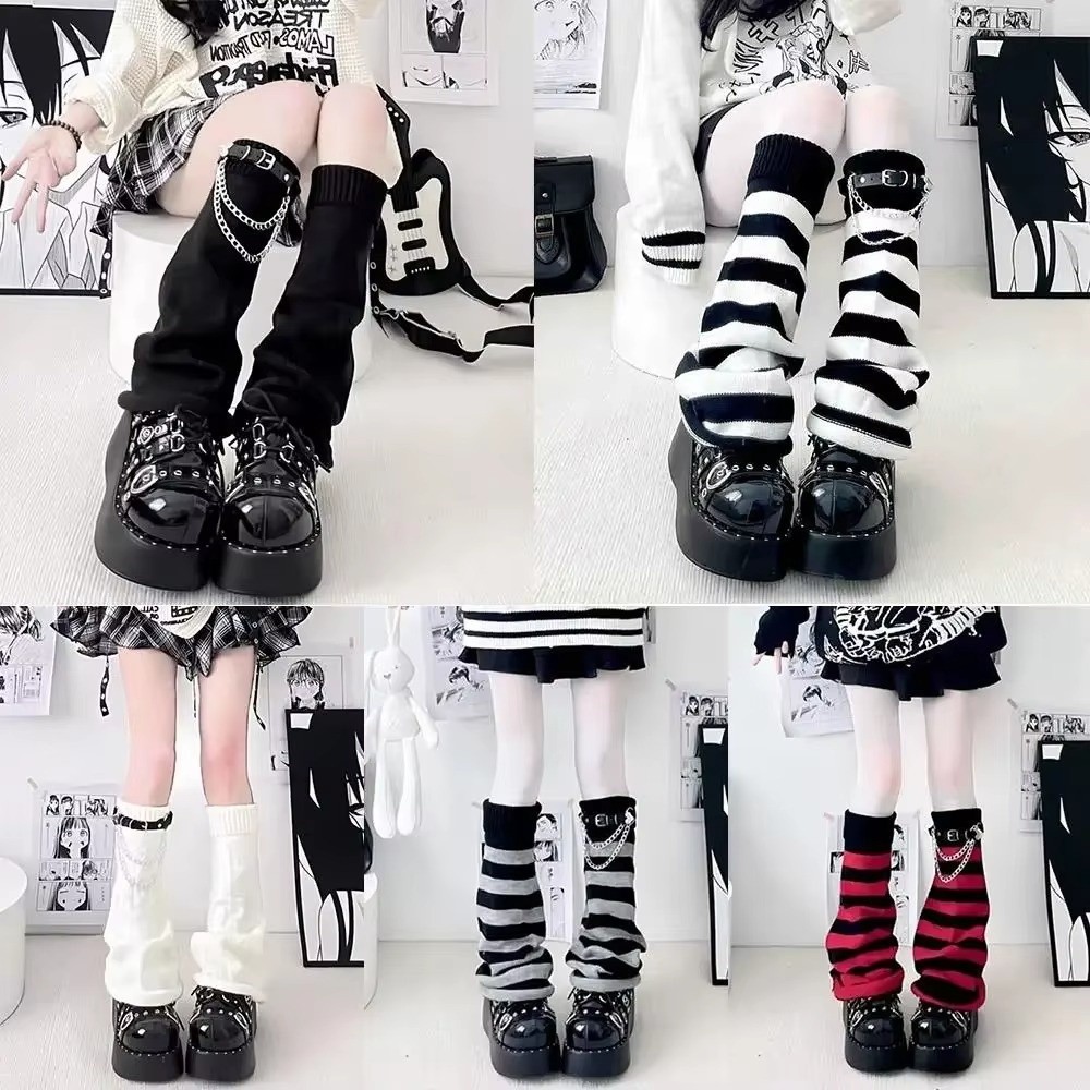 Penghangat Kaki Rajutan Gaya H - Boot Sock Slouchy ulasan dan harga