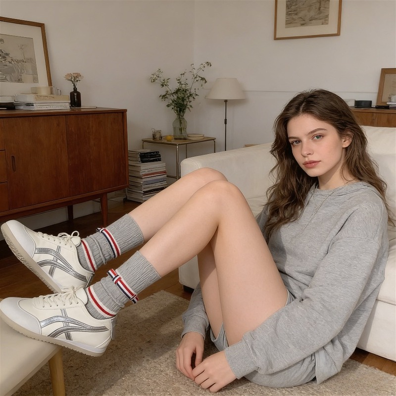 Kaus Kaki Wanita 3-Pak Katun C - Cotton Crew Sock Pack ulasan dan harga