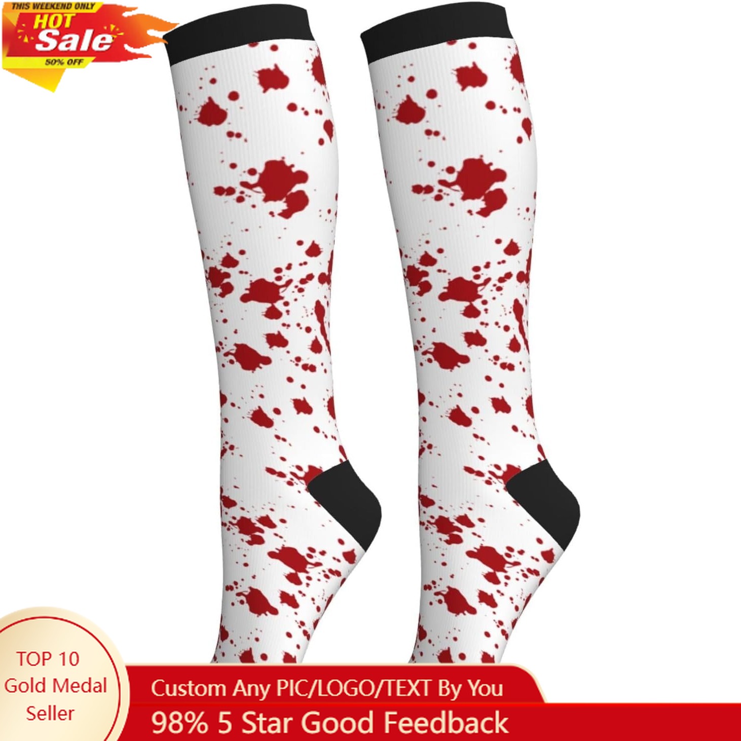 Kaos Kaki Kompresi Setinggi Be - Knee High Sock Women ulasan dan harga