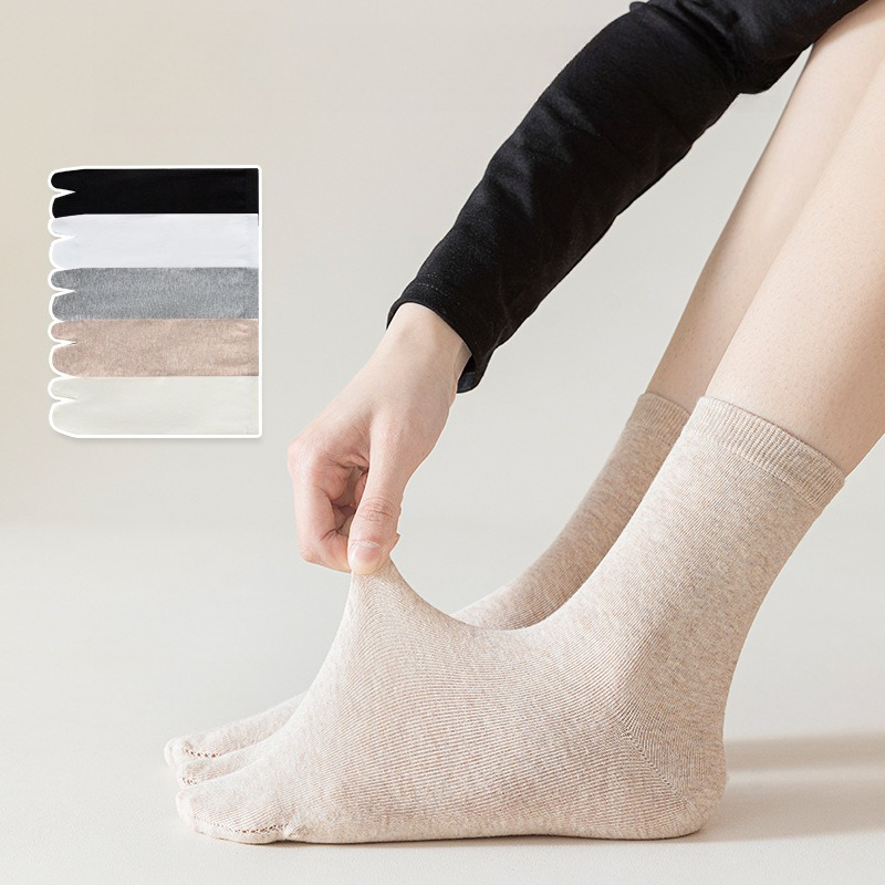 1 Pasang Kaus Kaki Tabi Katun  - Toe Sock Split ulasan dan harga