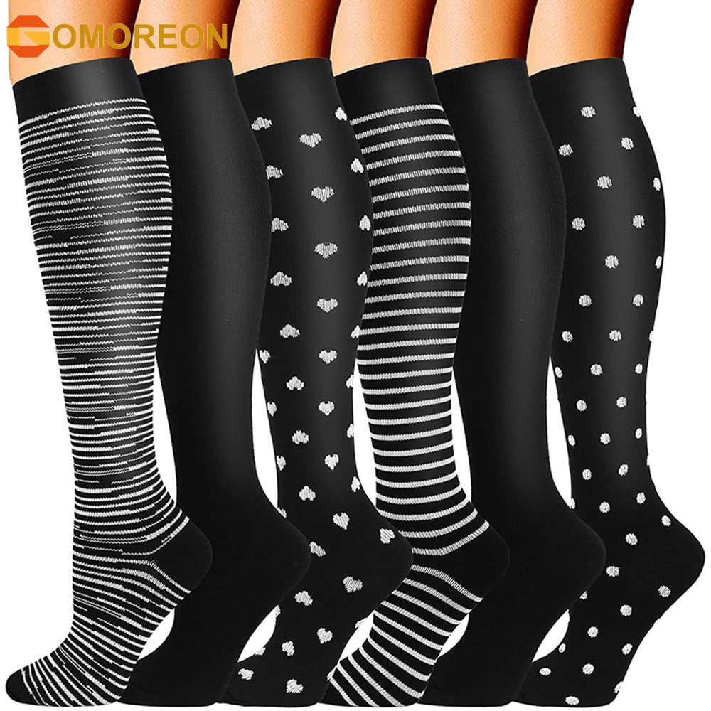 GOMOREON 6 Pasang Kaus Kaki Ko - Compression Sock Medical ulasan dan harga