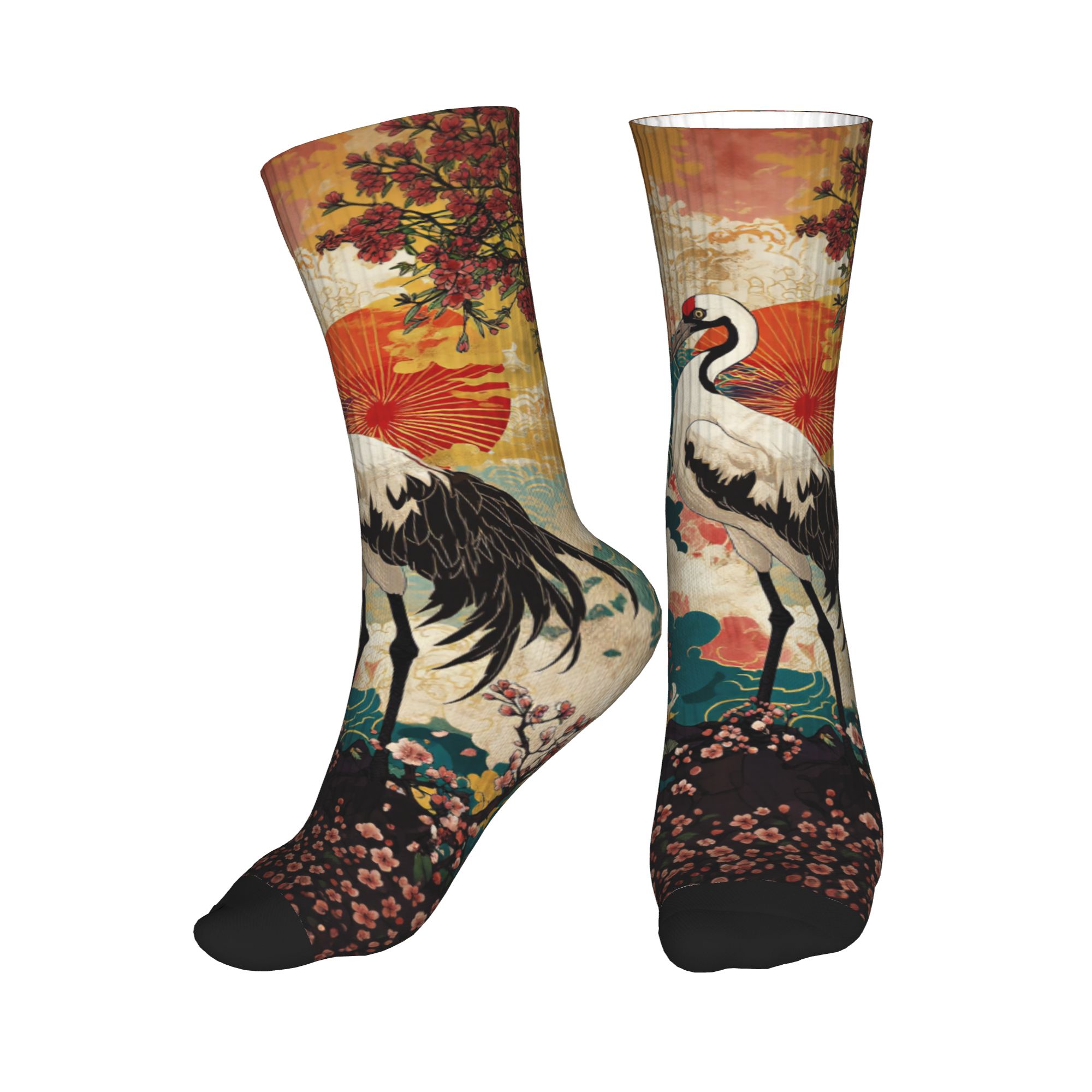 Kaus Kaki Pria Motif Ukiyo-e D - Dress Sock Men ulasan dan harga