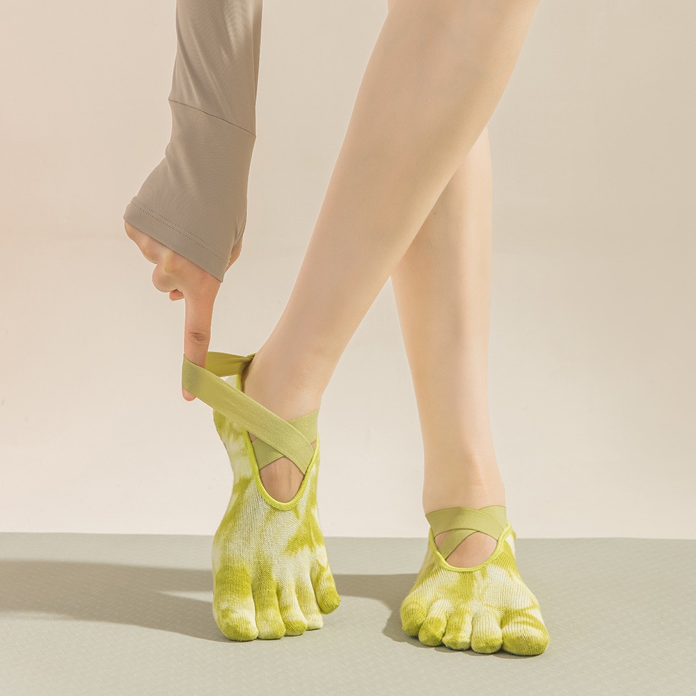 Kaos Kaki Yoga Wanita Tie-Dye  - Grip Sock Yoga ulasan dan harga
