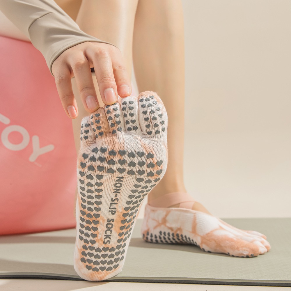 Kaos Kaki Yoga Wanita Tie-Dye  - Grip Sock Yoga ulasan dan harga