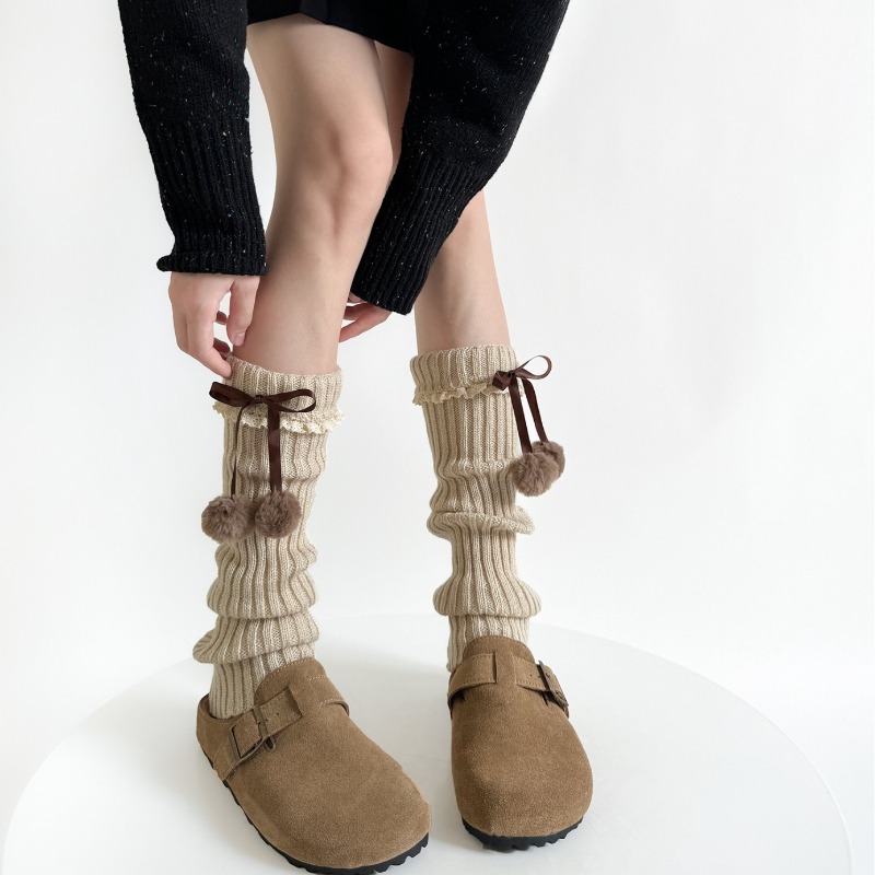 Penghangat Kaki Rajut Unta den - Boot Sock Slouchy ulasan dan harga