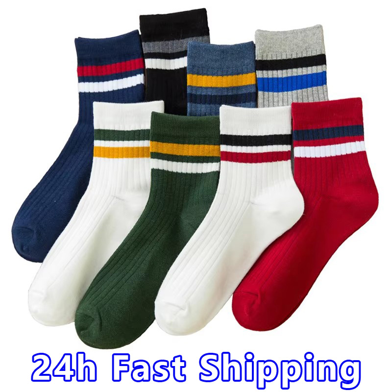 3 Pasang/Pak Kaus Kaki Pria Ka - Cotton Crew Sock Pack ulasan dan harga