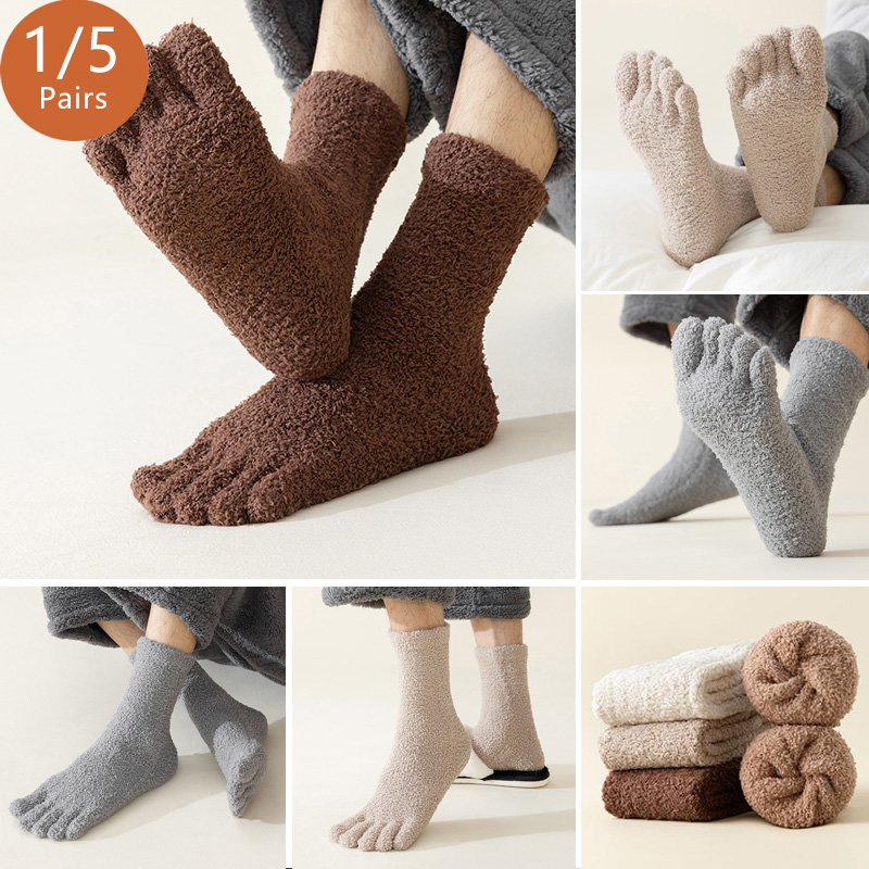 1/5 Pasang Kaus Kaki Jari Kaki - Thermal Sock Winter ulasan dan harga